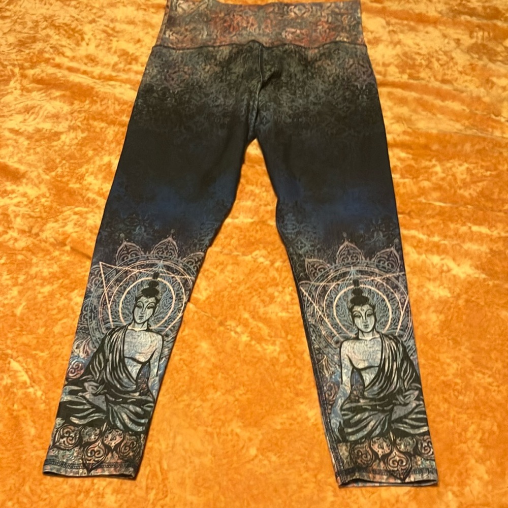Evolution and Creation Abstract Pattern Leggings